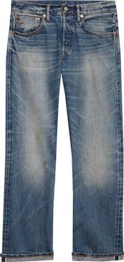 Double RL Slim Fit Selvedge Bootcut Jeans
