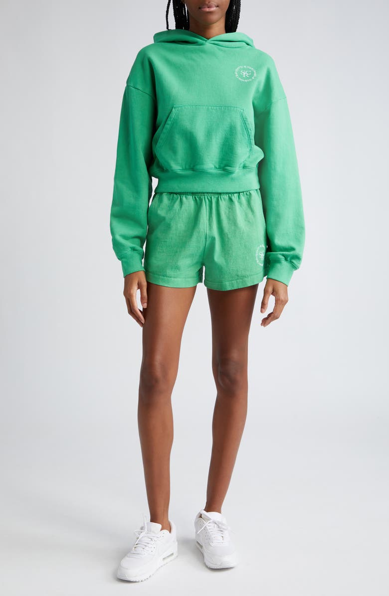 Sporty & Rich Disco High Waist Shorts, Alternate, color,