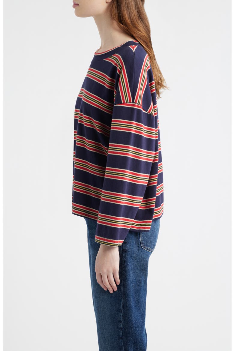 Field Stripe Relaxed Fit Cotton T-Shirt, Alternate, color, SCOUT STRIPE