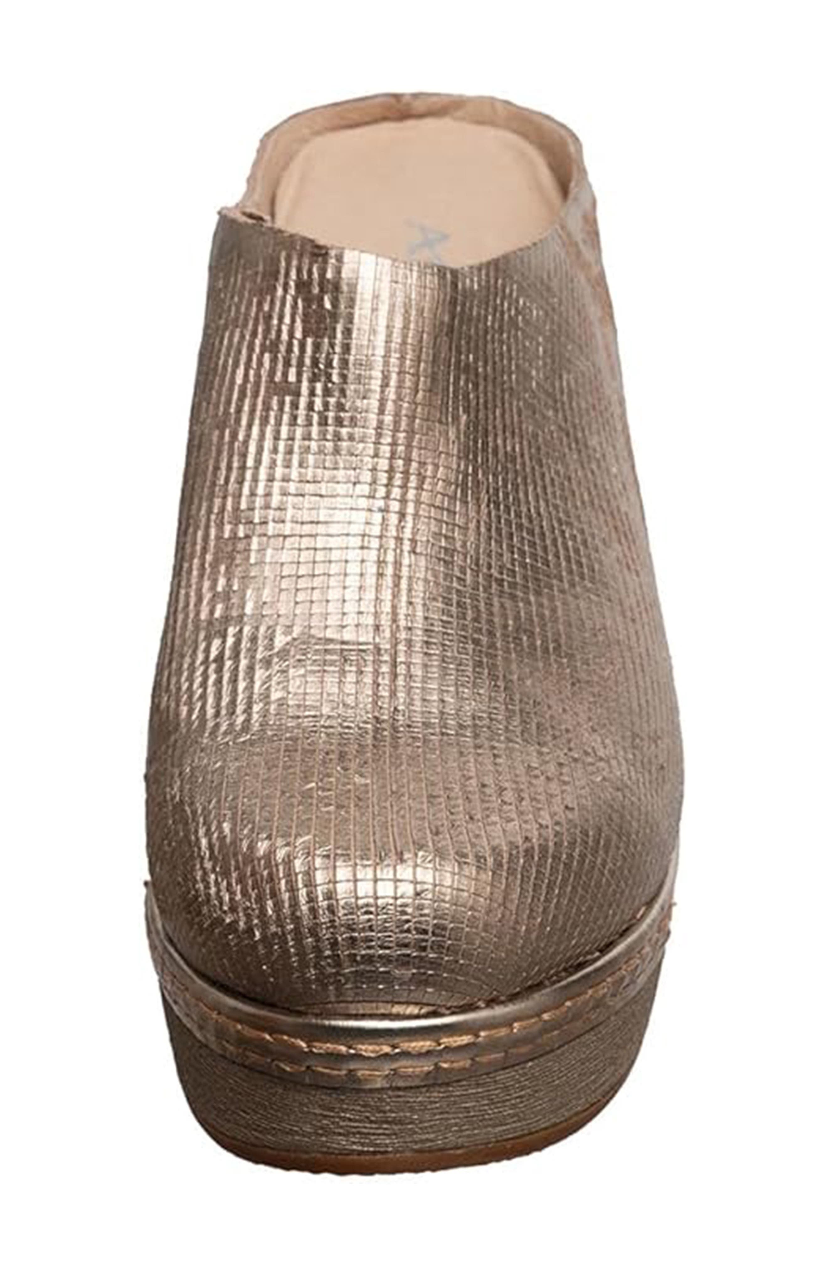 ANTELOPE Safi Platform Clog, Alternate, color, Gold