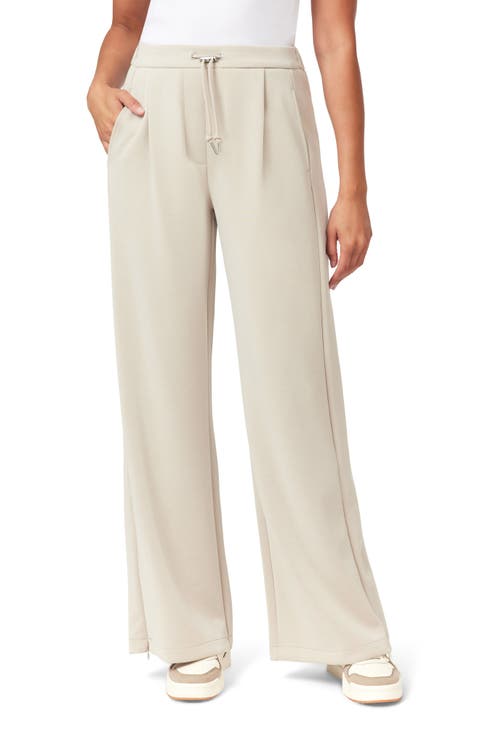 Wide Leg Zip Ankle Pants