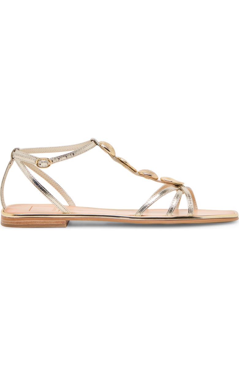 Dolce Vita Faun Ankle Strap Sandal, Alternate, color, Light Gold