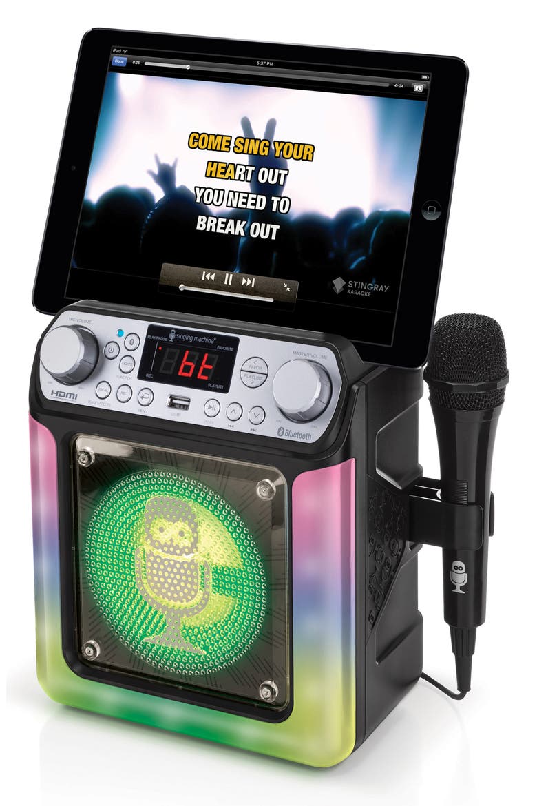 Groove Cube Mini Karaoke Machine, Alternate, color, BLACK