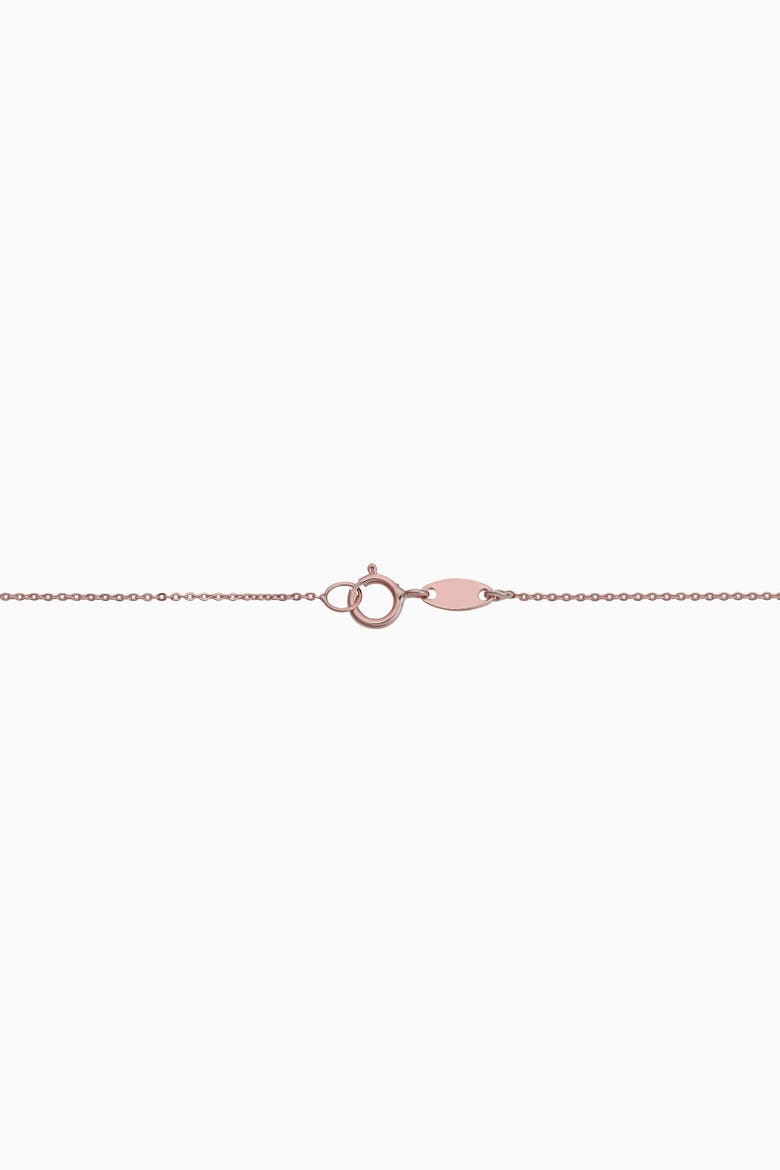 14K Gold Kiss Me Pendant Necklace, Alternate, color, Rose Gold