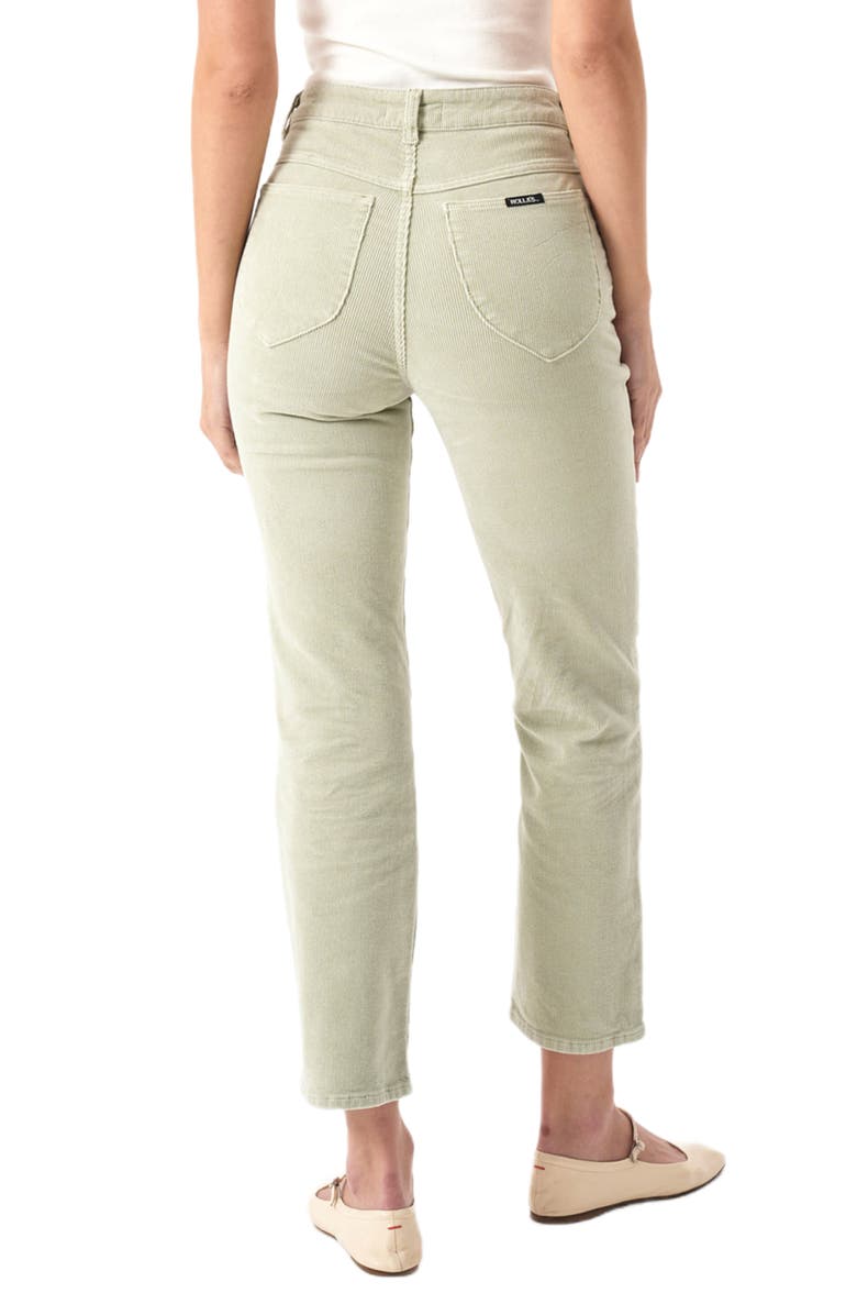 Rolla’s Original High Waist Stretch Corduroy Straight Leg Ankle Pants, Alternate, color, 