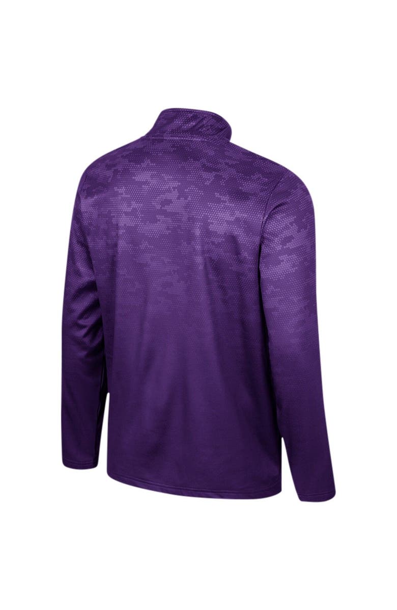 COLOSSEUM Men's Colosseum Purple LSU Tigers The Machine Half-Zip Jacket, Alternate, color, Purple
