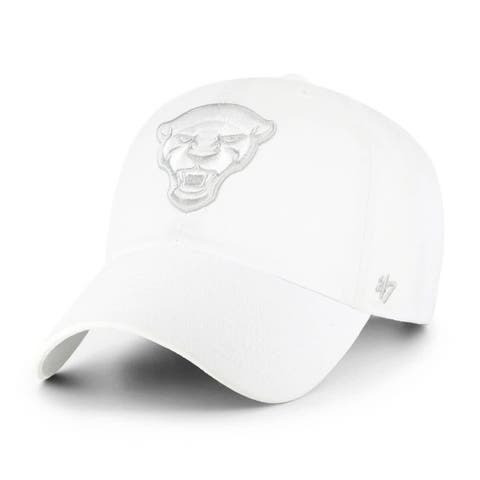 Men's '47 White Pitt Panthers Clean Up Adjustable Hat