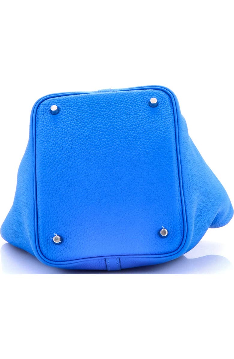 Pre-Owned Hermes Picotin Lock Bag Clemence MM, Alternate, color, Bleu Hydra