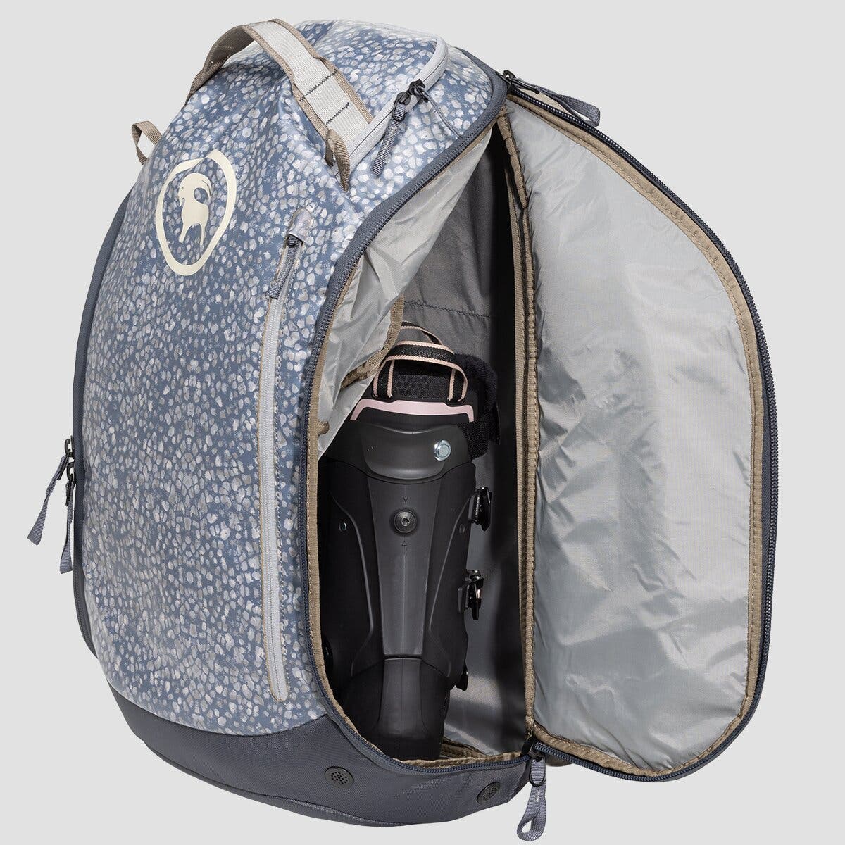 Cottonwoods Ski & Snowboard Boot Bag G2, Alternate, color, Goat Gray Bonneville Print