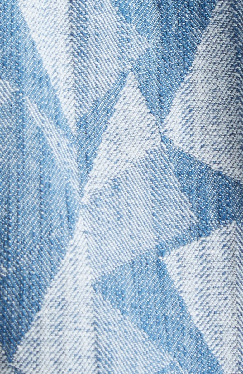 Ramy Brook Angelica Denim Jacket, Alternate, color, Geo Denim