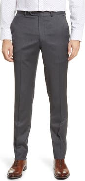 Peter Millar Harker Flat Front Stretch Wool Twill Dress Pants
