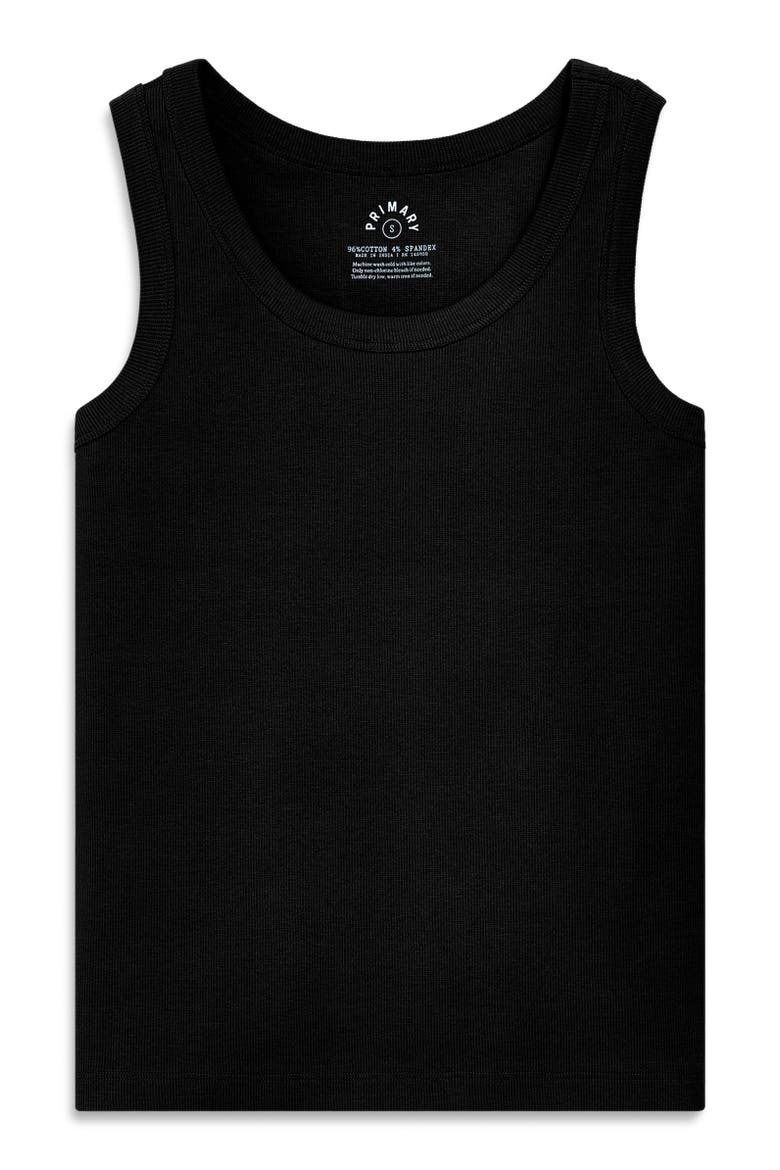 Women's Fit Rib Tank, Main, color, Black