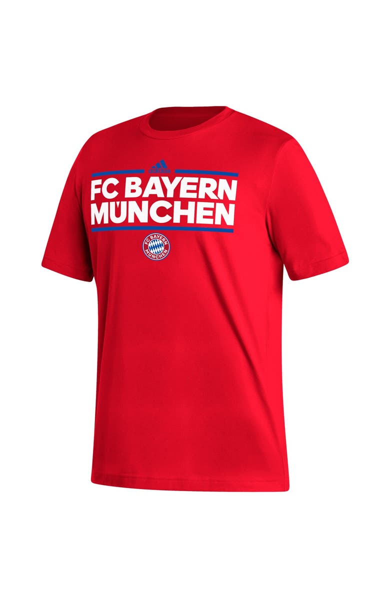 adidas Men's adidas Red Bayern Munich Dassler T-Shirt, Alternate, color, 