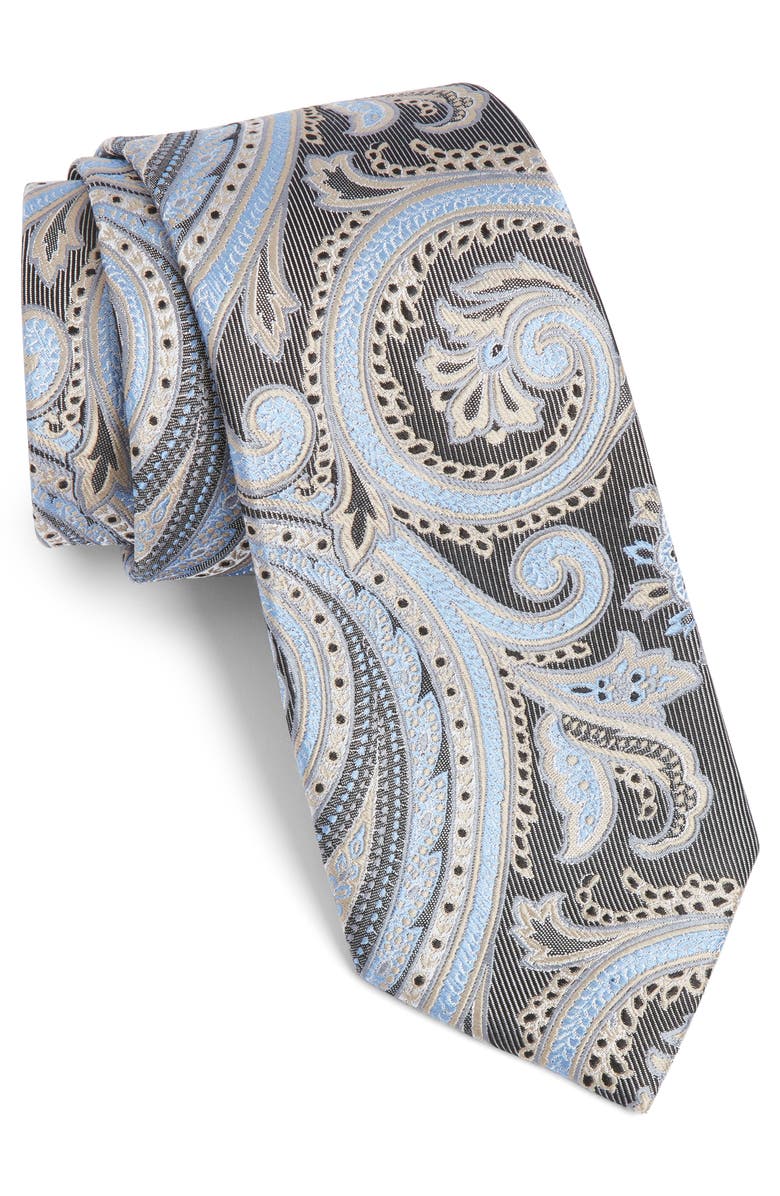 Nordstrom Paisley Silk Tie, Main, color, 