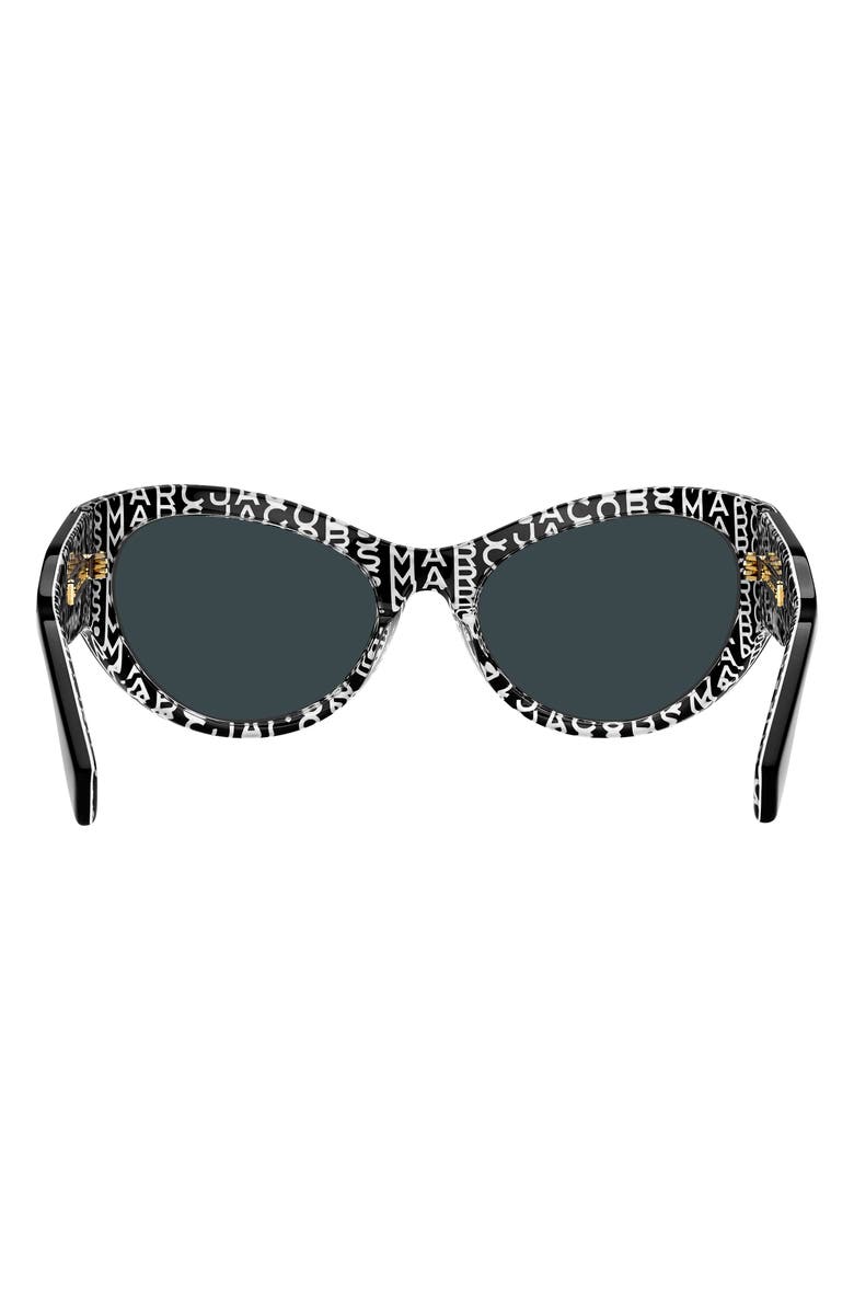 Marc Jacobs 61mm Wrap Cat Eye Sunglasses, Alternate, color, 
