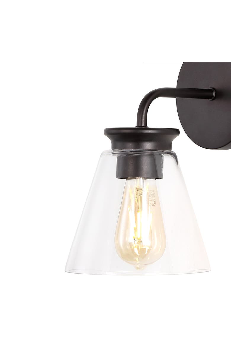 JONATHAN Y Kondo 1-Light Modern Farmhouse Iron LED Vanity, Alternate, color, 