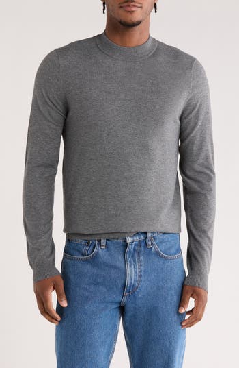 Abound Mock Neck Sweater In Gray