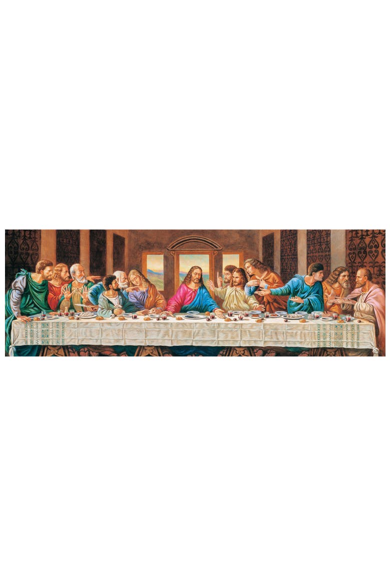 The Last Supper 1000 Piece Pano Puzzle, Alternate, color, Multicolor
