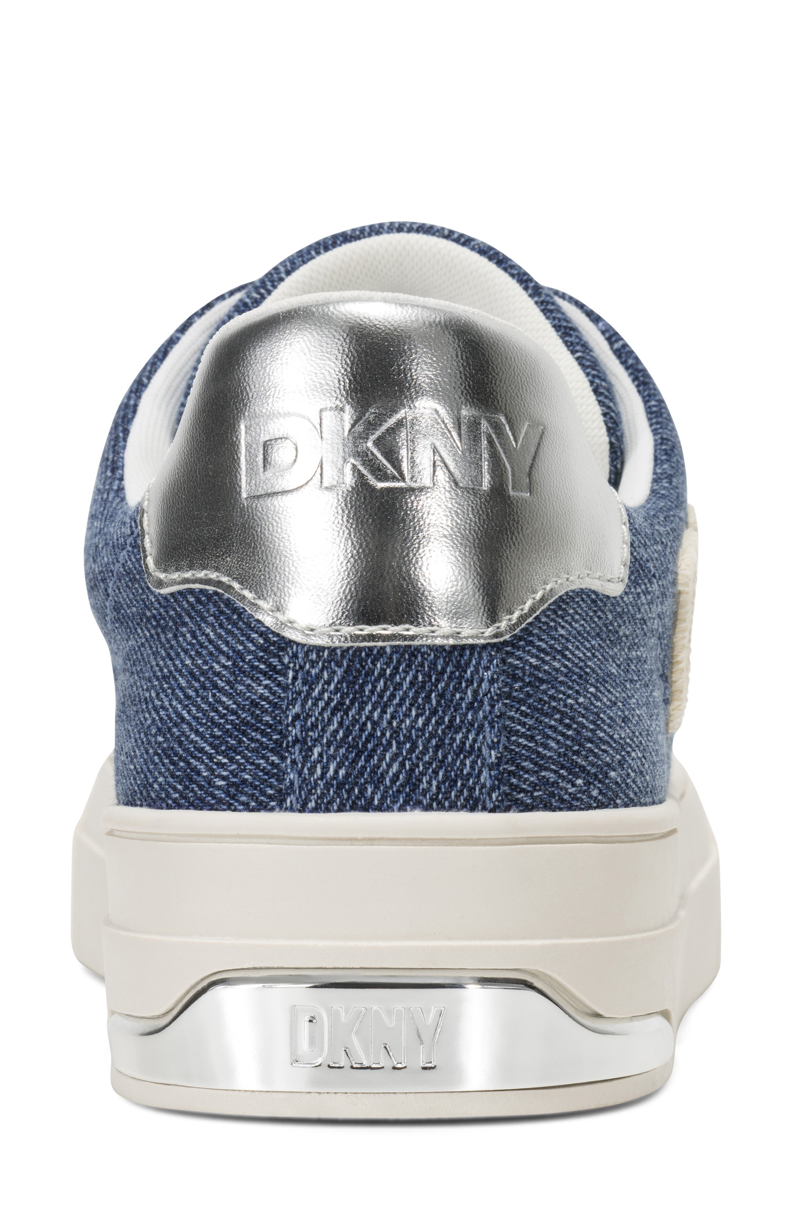 DKNY York Denim Sneaker, Alternate, color, Dark Blue
