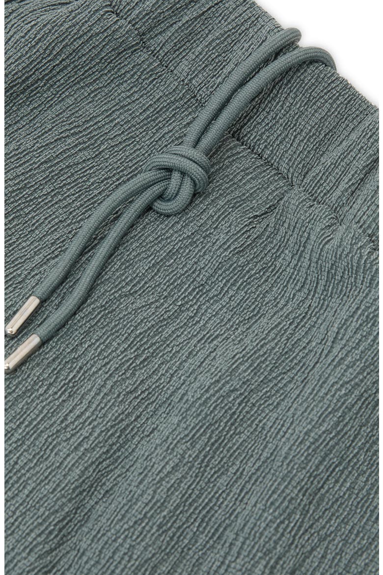 Flint Crepe Drawstring Shorts, Alternate, color, DARK SAGE