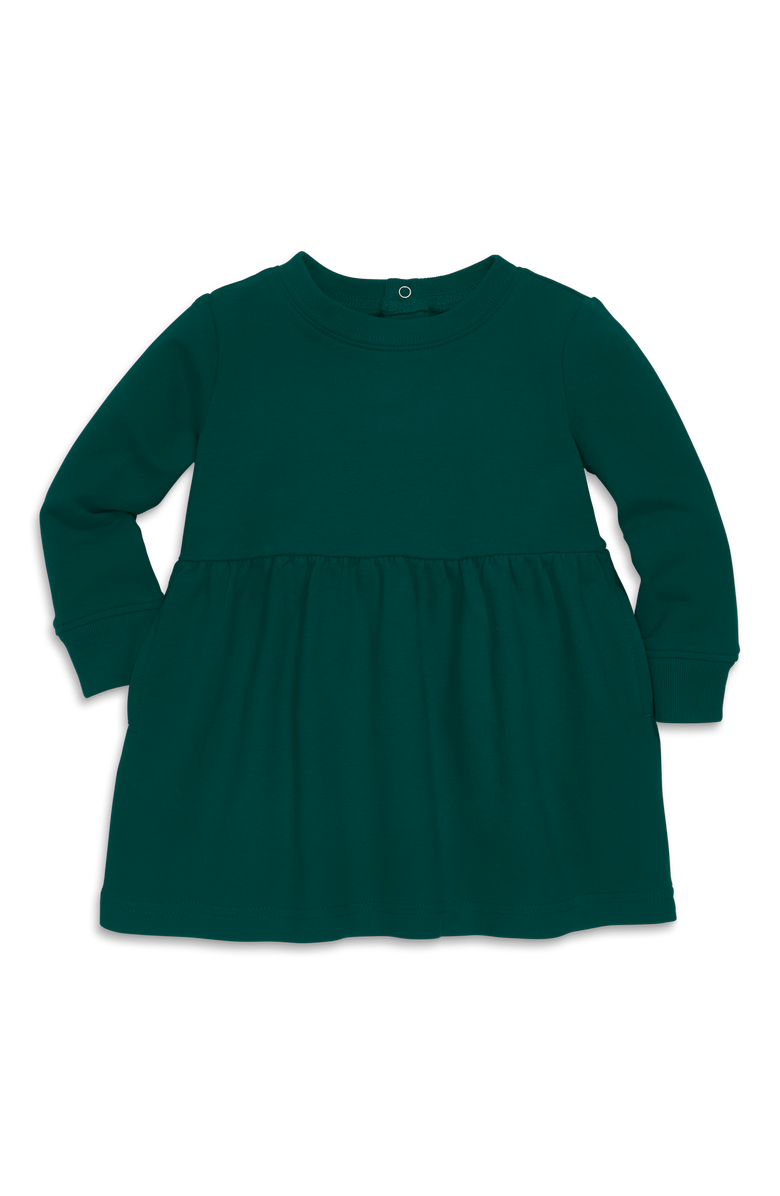 Primary Baby Cozy Pocket Dress, Main, color, Ivy
