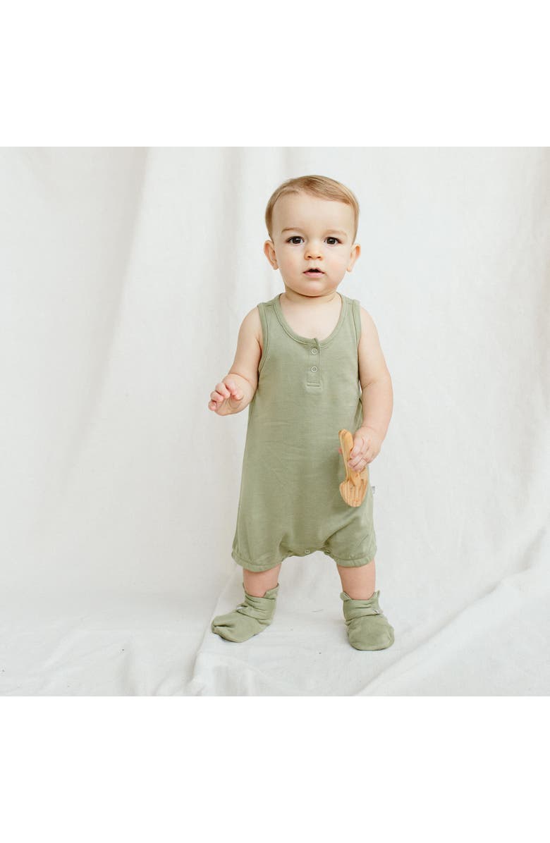 goumikids Goumi Quick Change Romper, Alternate, color, Artichoke