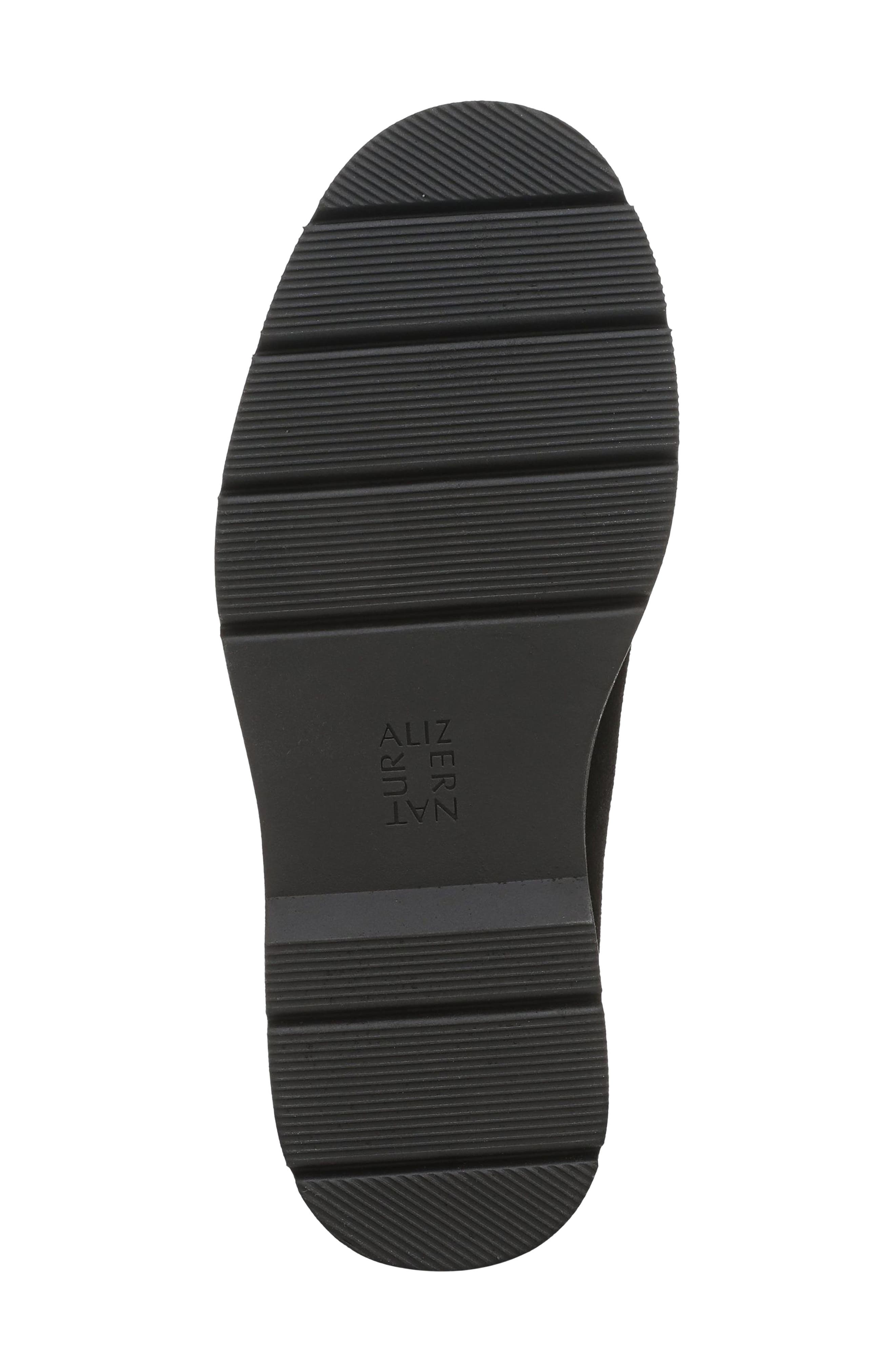 Tisha Loafer, Alternate, color, BLACK SUEDE