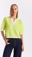 Brodie Pure Cashmere Suzie Stitch 100% Cashmere Polo Top