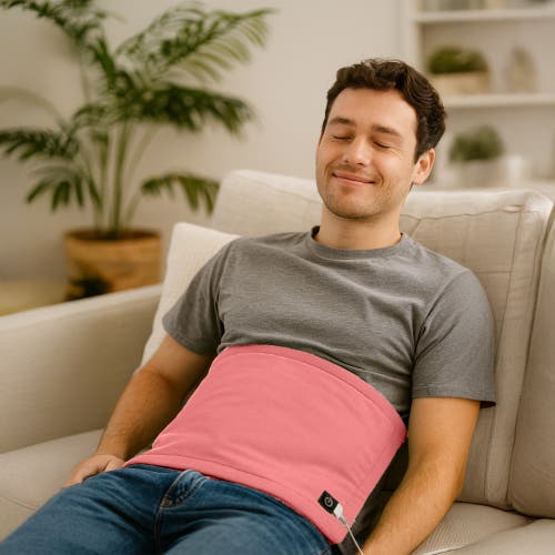 Pursonic Large Electric Heating Pad In Pink