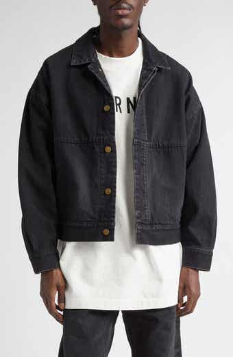 Fear of God Essentials Zip Denim Jacket | Nordstrom Fear of God Essentials Zip Denim Jacket | Nordstrom