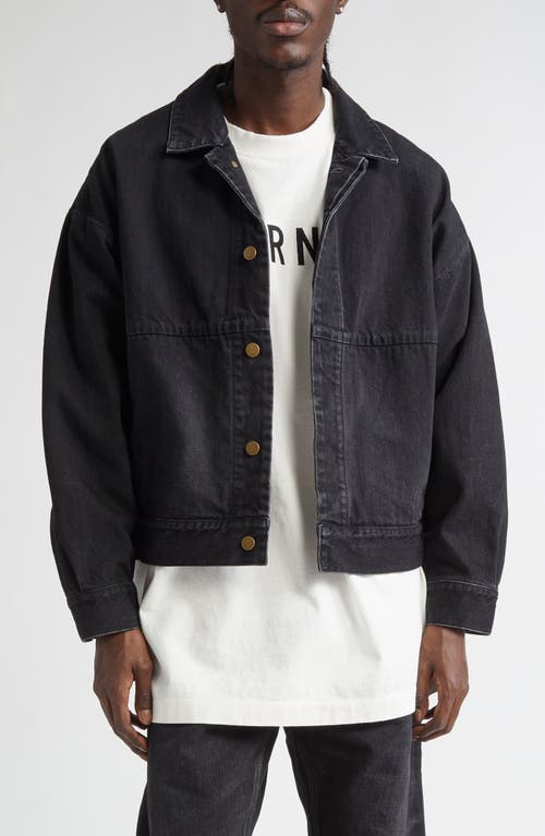 Fear of God Denim Trucker Jacket in Black  product