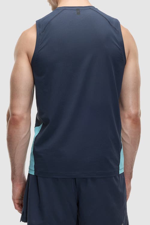 Peloton Grid Jacquard Colorblock Tank