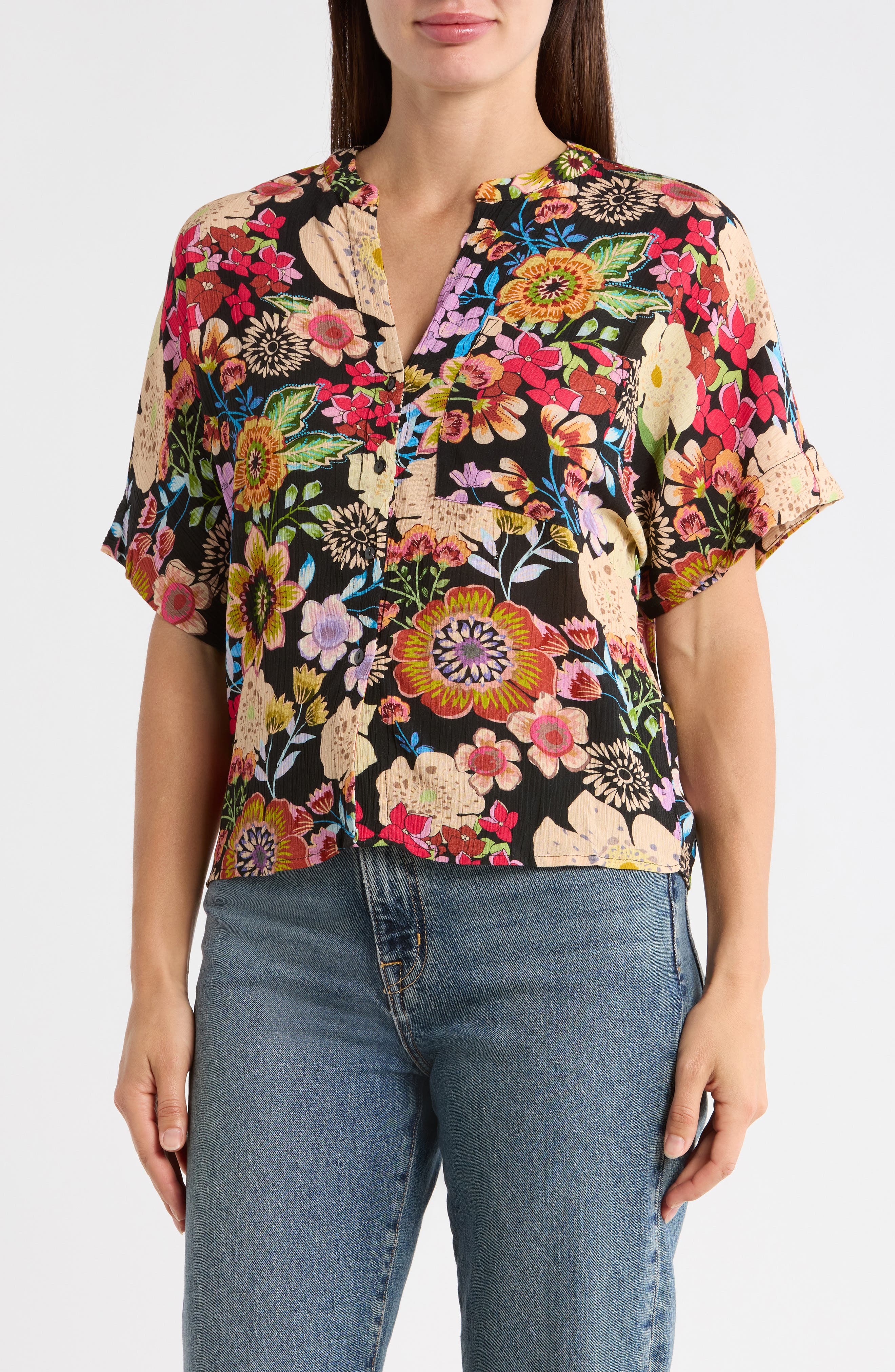 Split Neck Shirt - image 3