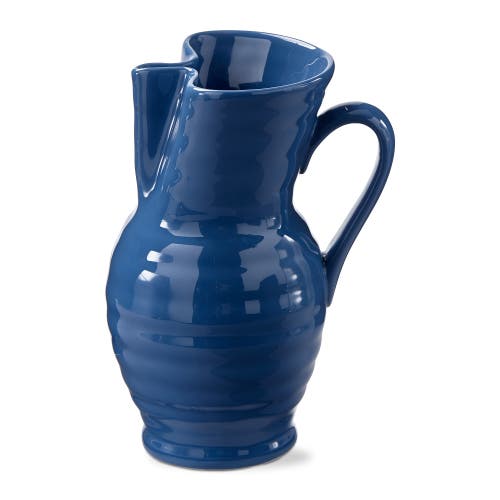 tag Garden Novelty Shaped Blue Glazed Stoneware Pitcher 64 oz.  product