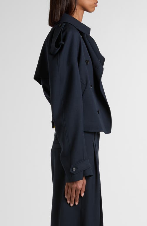 Alexander Mcqueen Cropped Trench Coat