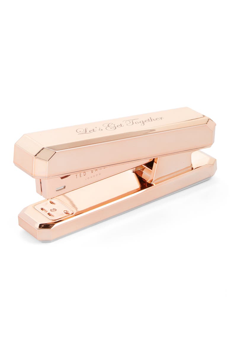 Wild and Wolf x Ted Baker London Diamond Stapler, Main, color, ROSE GOLD CORE