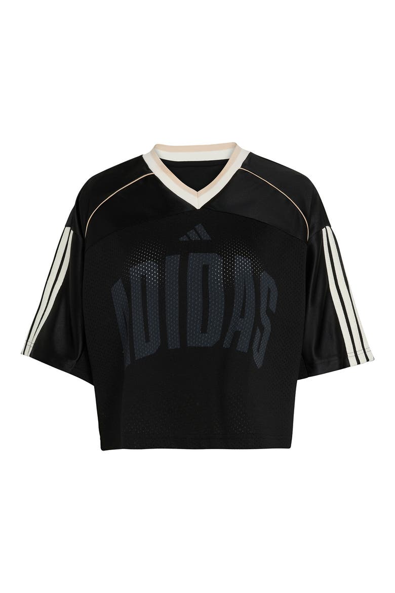 Stadium Mesh T-Shirt, Alternate, color, BLACK/CRYSTAL LINEN/OFF WHITE