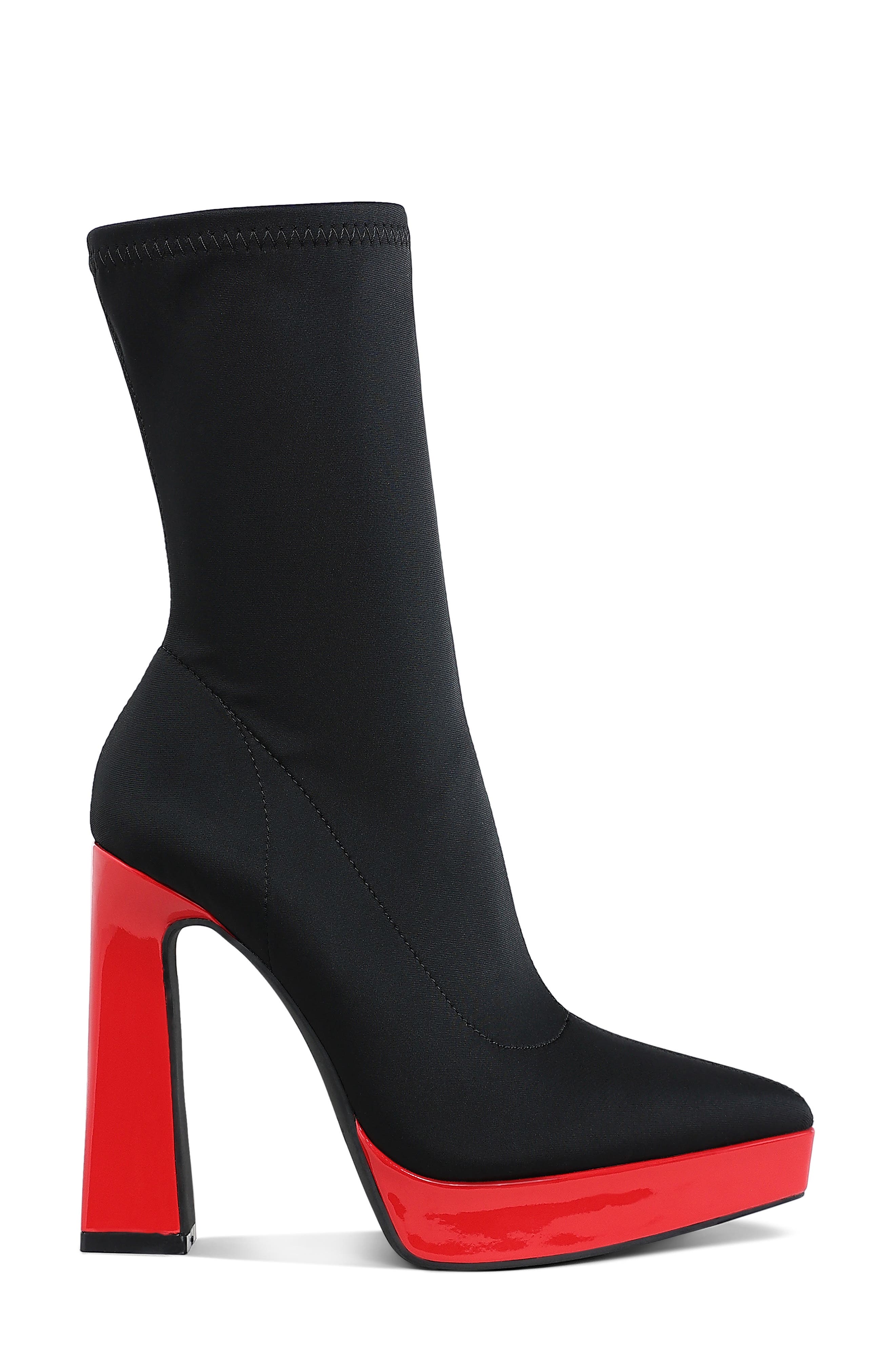 LONDON RAG Rabha Contrast Platform Boot, Alternate, color, 