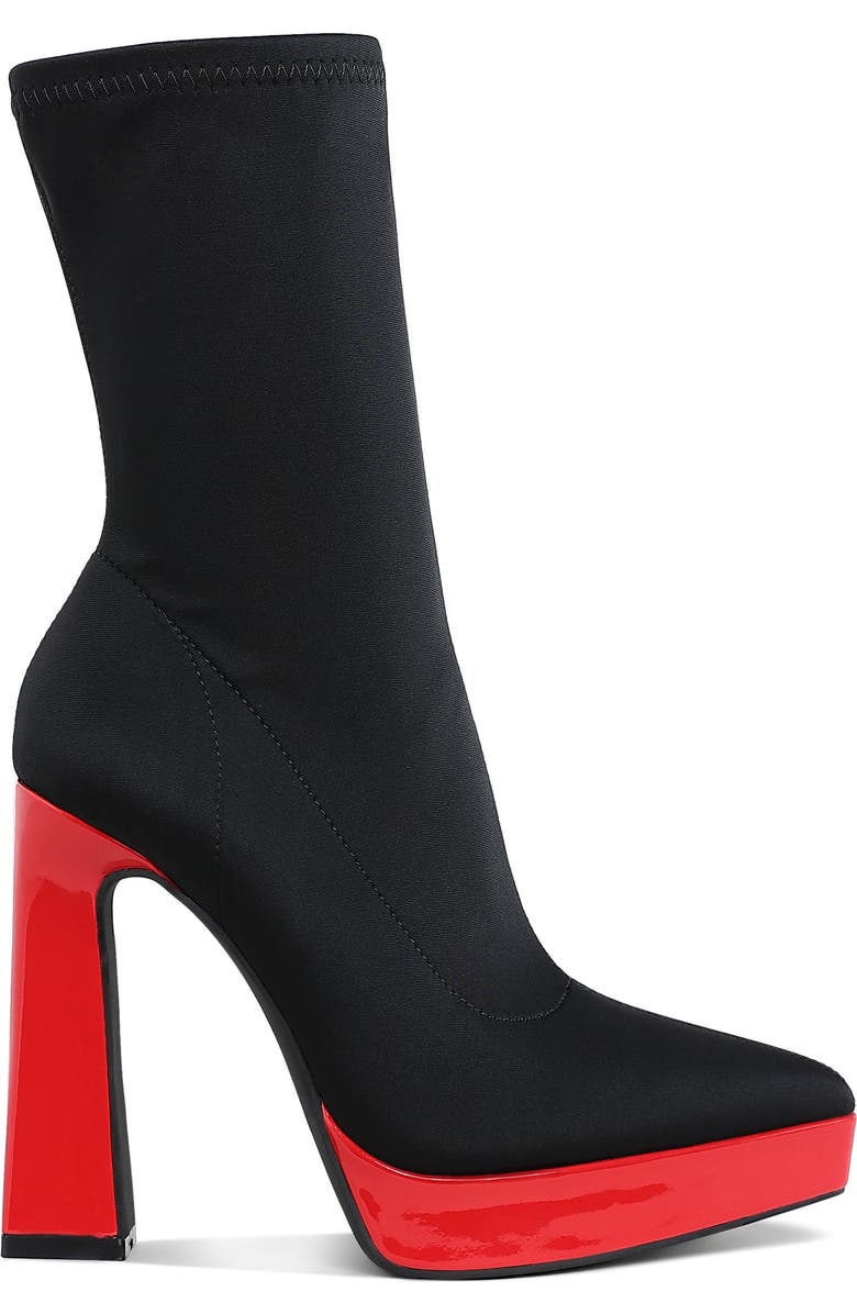 LONDON RAG Rabha Contrast Platform Boot, Alternate, color,