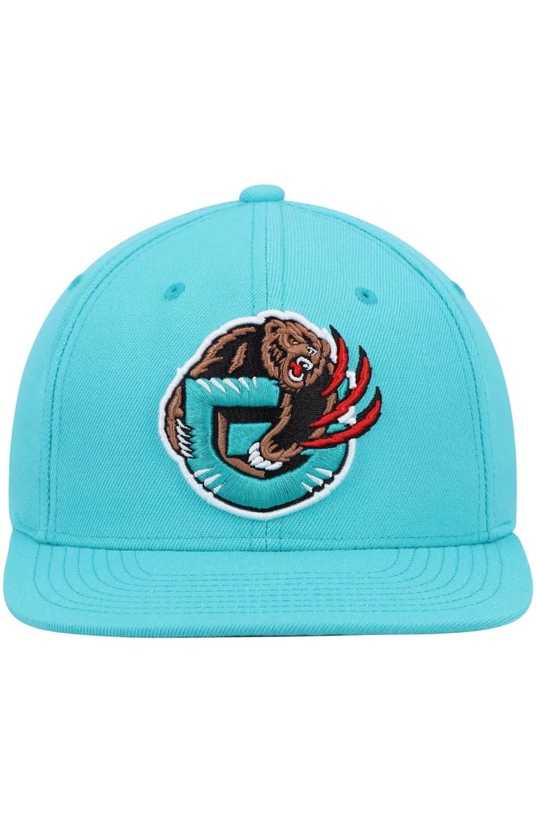 Mitchell & Ness Men's Mitchell & Ness Turquoise Vancouver Grizzlies Hardwood Classics Team Ground 2.0 Snapback Hat, Alternate, color, Turquoise