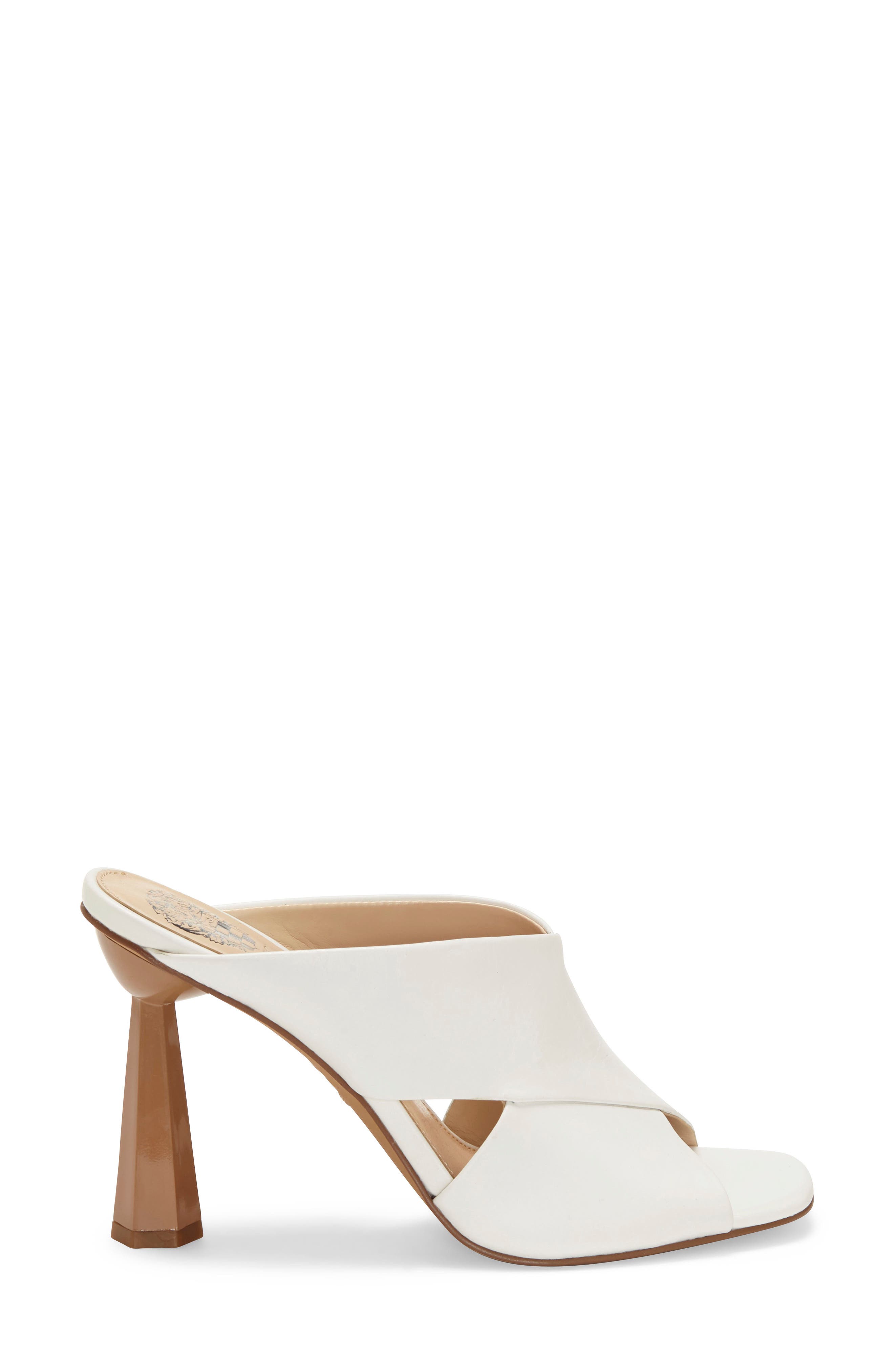 Averessa Slide Sandal, Alternate, color, CRISP WHITE LEATHER