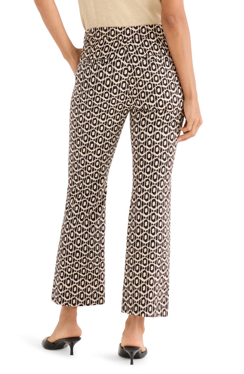 NIC+ZOE Lacy Diamond Plaza Ankle Pants, Alternate, color, Black Multi