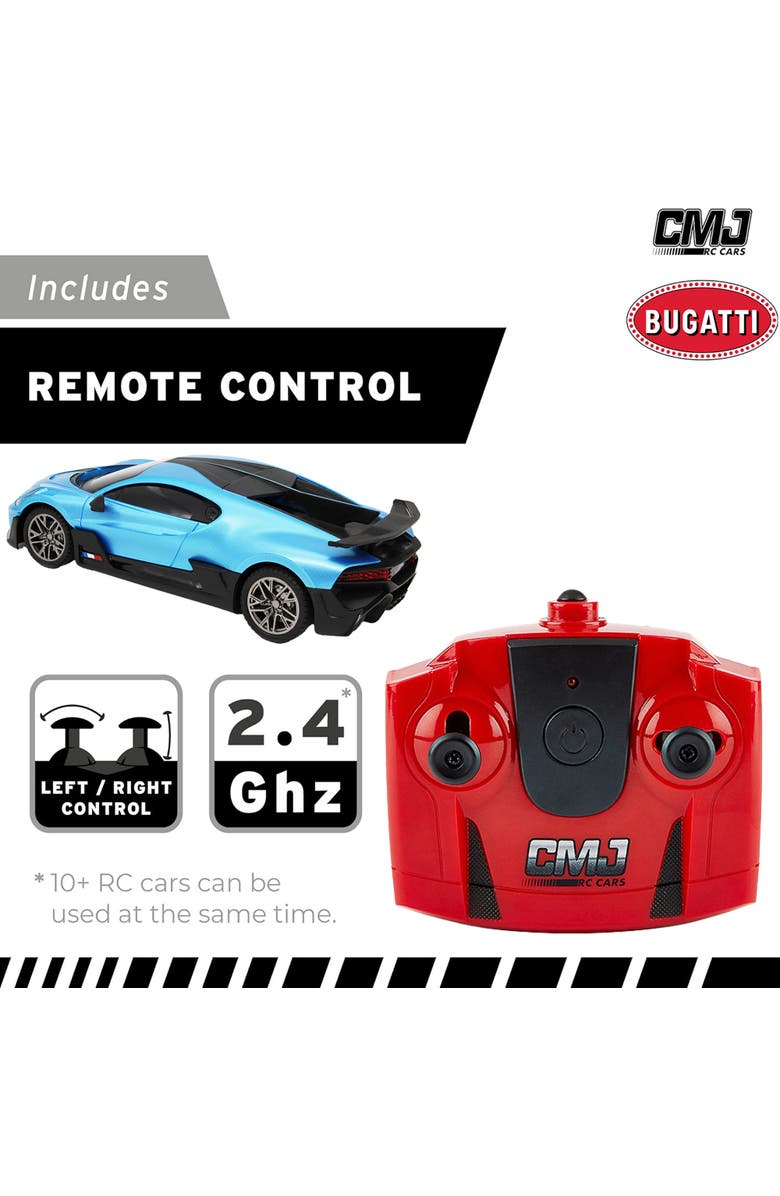 CMJ RC Cars Bugatti Divo Remote Controlled Car, Alternate, color, Multicolored
