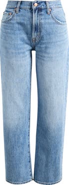 Pistola Lexi Distressed Crop Barrel Jeans