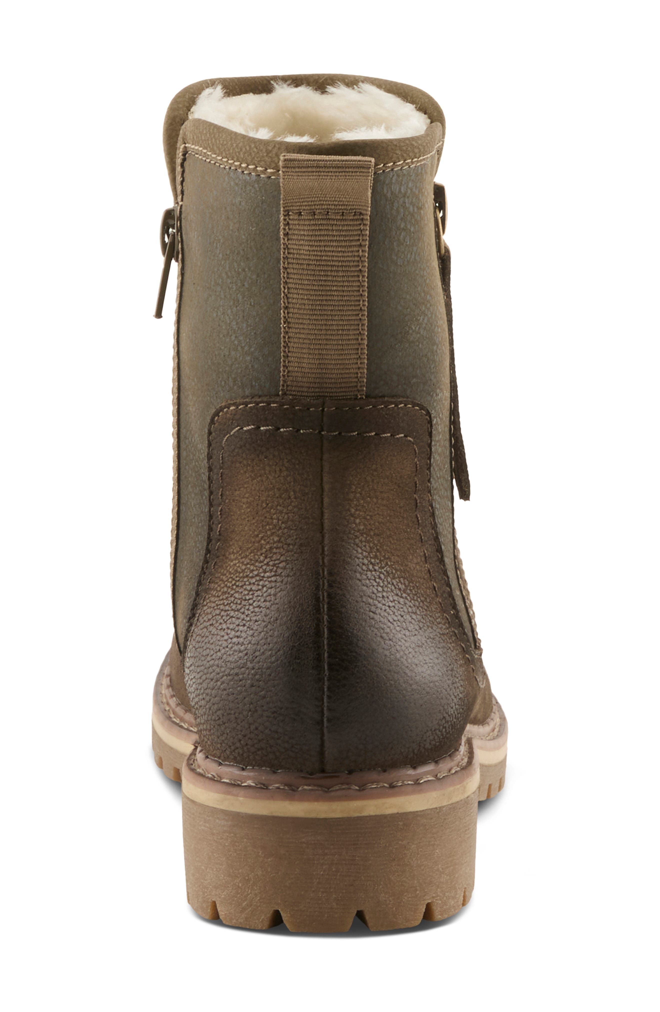 Jovany Faux Fur Lined Boot, Alternate, color, OLIVE GREEN