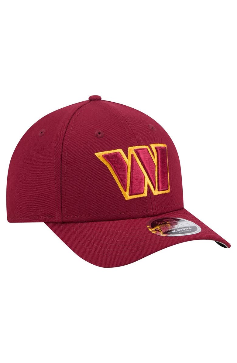 New Era Men's New Era Burgundy Washington Commanders Team Collection 9FORTY M-Crown Adjustable Hat, Alternate, color, Burgundy