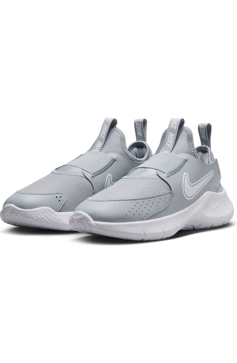 Nike Flex Runner 3 Slip-On Shoe, Main, color, Wolf Grey/ White