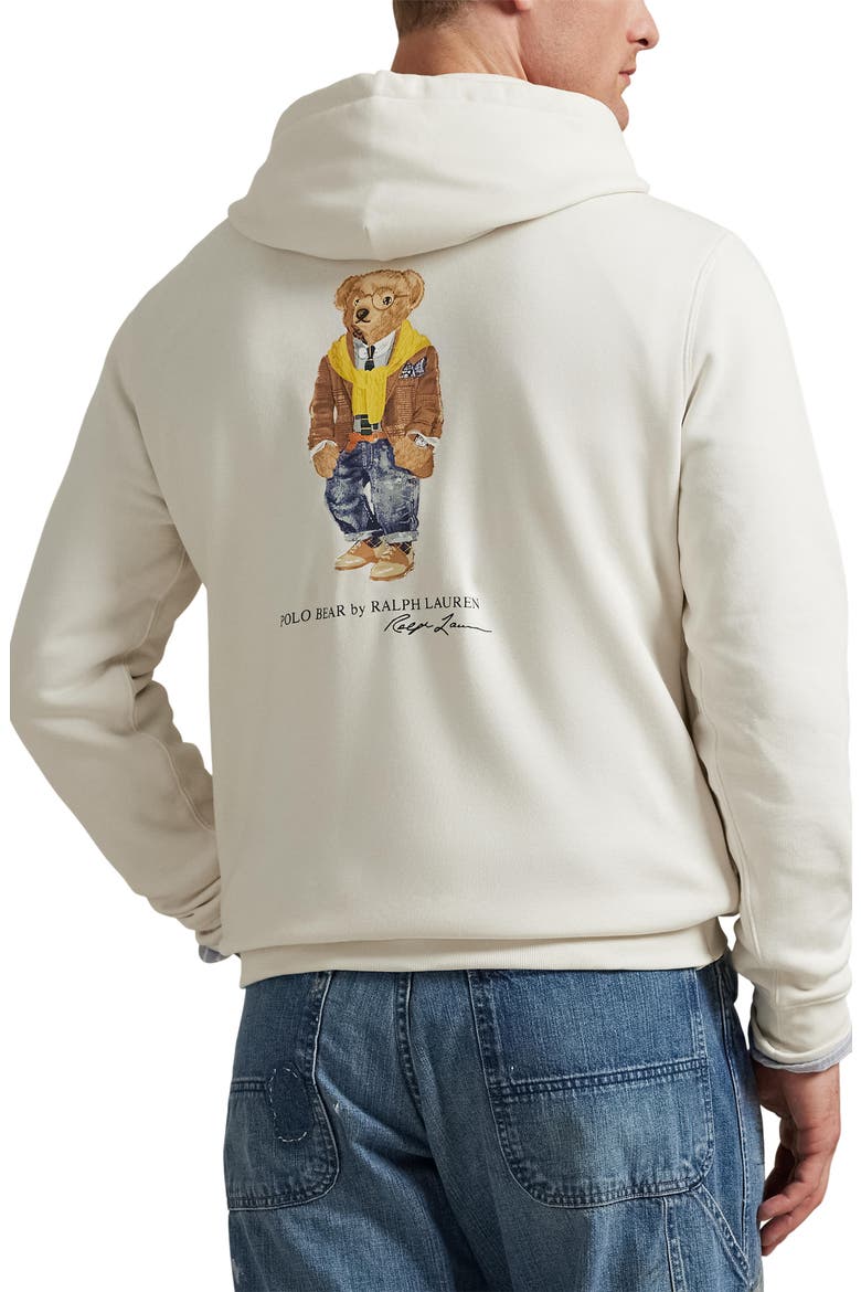 Polo Bear Graphic Hoodie, Alternate, color, NEVIS/ HERITAGE BEAR