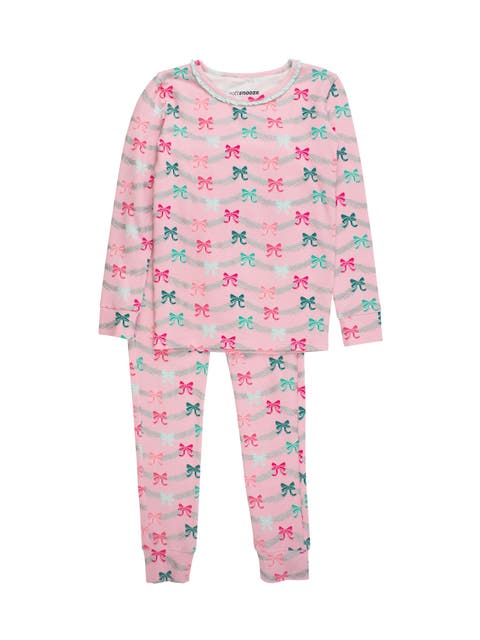 Modal Blend Ruffle Long Sleeve Pajama Set