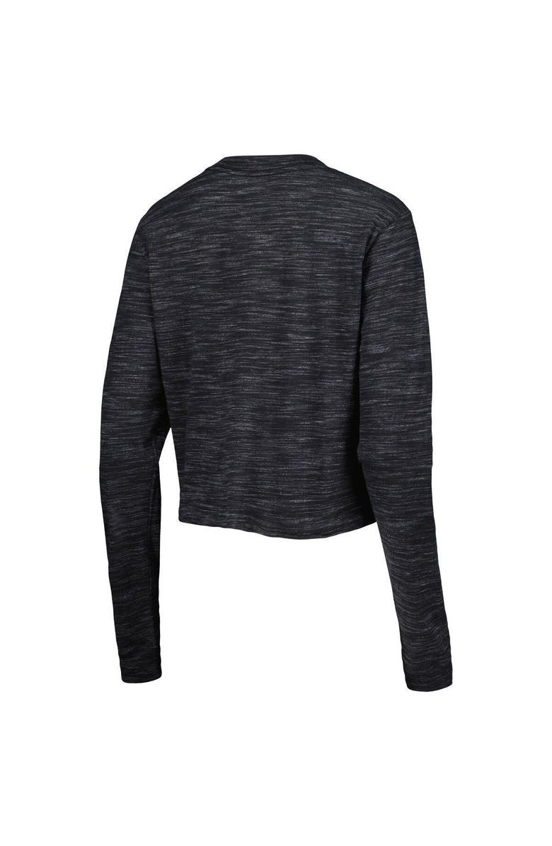 New Era Women's New Era Black Las Vegas Raiders Crop Long Sleeve T-Shirt, Alternate, color, Black